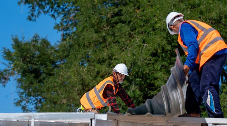 Professional metal roof installation in Oak Hill, OH